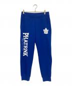 PHATRNKファットランク）の古着「スウェットパンツ」｜ブルー×ホワイト