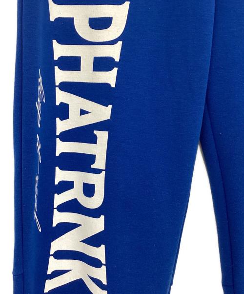 PHATRNK（ファットランク）PHATRNK (ファットランク) スウェットパンツ ブルー×ホワイト サイズ:Lの古着・服飾アイテム