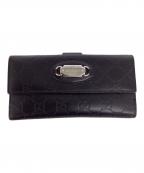 GUCCIグッチ）の古着「グッチ/231841/長財布」｜ブラウン×シルバー