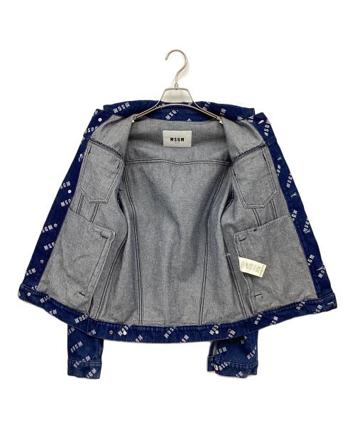 MSGM（エムエスジーエム）MSGM (エムエスジーエム) デニムジャケット インディゴ サイズ:44の古着・服飾アイテム