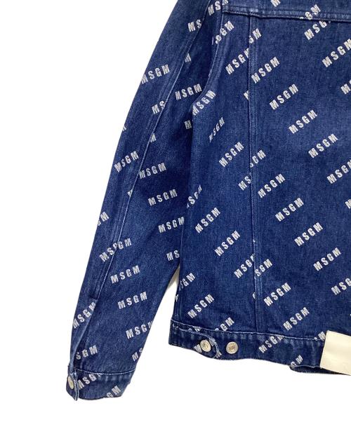 MSGM（エムエスジーエム）MSGM (エムエスジーエム) デニムジャケット インディゴ サイズ:44の古着・服飾アイテム
