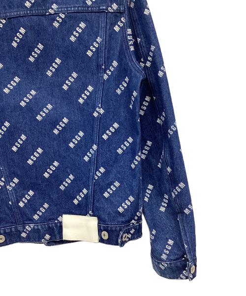 MSGM（エムエスジーエム）MSGM (エムエスジーエム) デニムジャケット インディゴ サイズ:44の古着・服飾アイテム