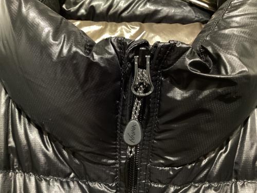 NANGA（ナンガ）NANGA (ナンガ) ダウンベスト ブラック×ブラウン サイズ:XXLの古着・服飾アイテム