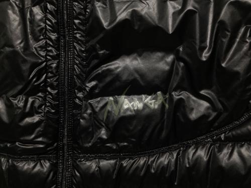 NANGA（ナンガ）NANGA (ナンガ) ダウンベスト ブラック×ブラウン サイズ:XXLの古着・服飾アイテム