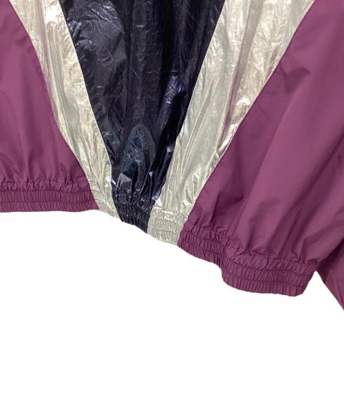 虜TORICO（トリコ）虜TORICO (トリコ) メタリックトラックジャケット パープル×シルバー×ネイビー サイズ:FREEの古着・服飾アイテム