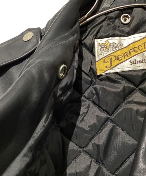 Schott（ショット）Schott (ショット) ライダースジャケット ブラック サイズ:40の古着・服飾アイテム