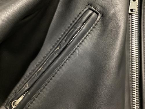 Schott（ショット）Schott (ショット) ライダースジャケット ブラック サイズ:40の古着・服飾アイテム