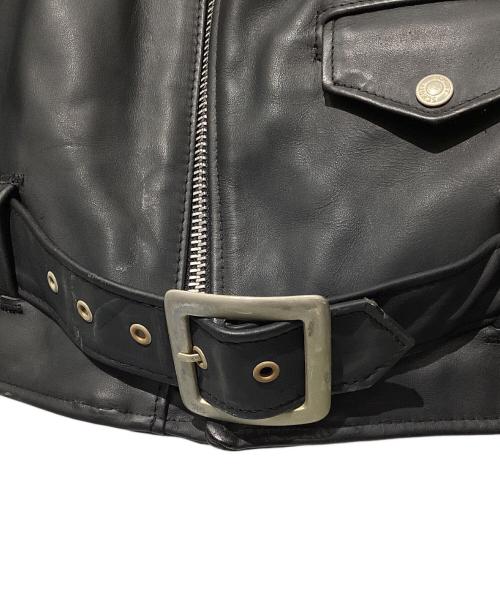 Schott（ショット）Schott (ショット) ライダースジャケット ブラック サイズ:40の古着・服飾アイテム