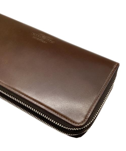 FUJITAKA（フジタカ）FUJITAKA (フジタカ) フジタカ/フォール オイルコードバン/614604/ラウンドファスナー長財布 ブラウンの古着・服飾アイテム