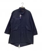 INHERITインヘリット）の古着「ジップコート」｜ネイビー