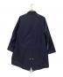 INHERIT (インヘリット) ジップコート ネイビー サイズ:L 未使用品：7000円