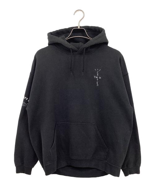 Travis Scott（トラヴィススコット）Travis Scott (トラヴィススコット) プルオーバーパーカー ブラック サイズ:Mの古着・服飾アイテム