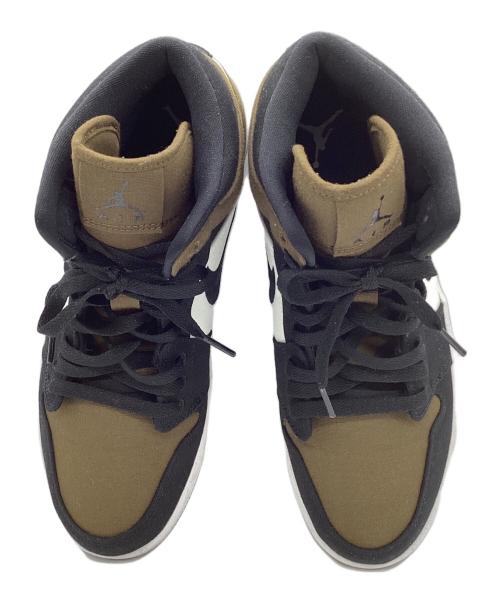 NIKE（ナイキ）NIKE (ナイキ) ハイカットスニーカー オリーブ×ブラック サイズ:27.5の古着・服飾アイテム