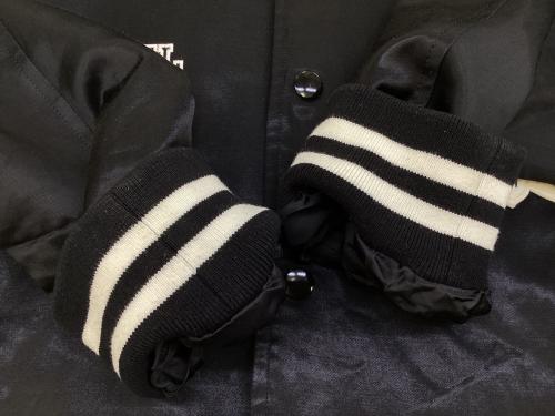 UNDERCOVERISM（アンダーカバーイズム）UNDERCOVERISM (アンダーカバーイズム) サテンスタジャン ブラック サイズ:XLの古着・服飾アイテム