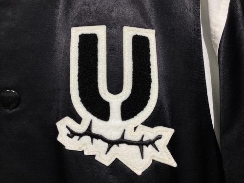 UNDERCOVERISM（アンダーカバーイズム）UNDERCOVERISM (アンダーカバーイズム) サテンスタジャン ブラック サイズ:XLの古着・服飾アイテム