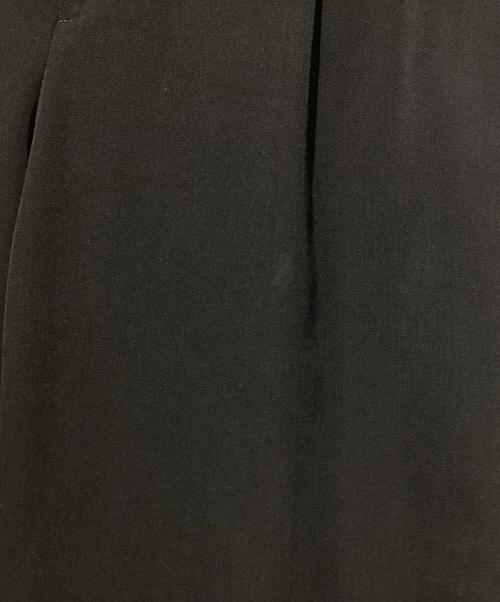 AURALEE（オーラリー）AURALEE (オーラリー) LIGHT WOOL MAX GABARDIN TWO-TUCKS SLACKS ブラック サイズ:5の古着・服飾アイテム