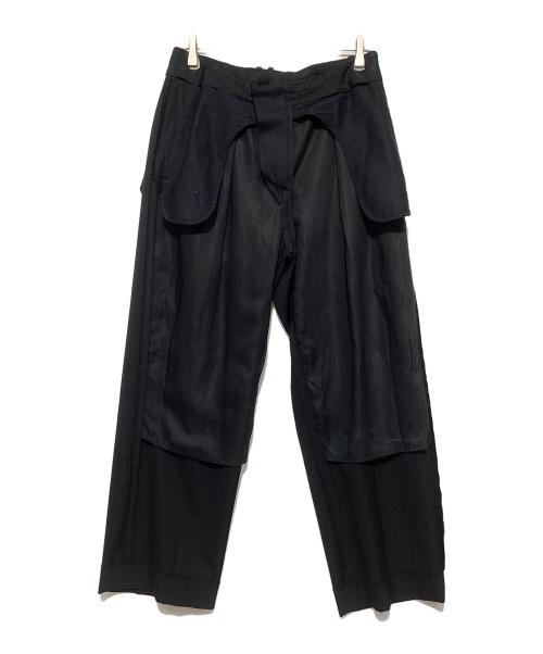 AURALEE（オーラリー）AURALEE (オーラリー) LIGHT WOOL MAX GABARDIN TWO-TUCKS SLACKS ブラック サイズ:5の古着・服飾アイテム