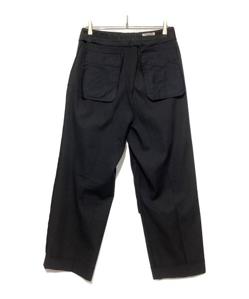 AURALEE（オーラリー）AURALEE (オーラリー) LIGHT WOOL MAX GABARDIN TWO-TUCKS SLACKS ブラック サイズ:5の古着・服飾アイテム