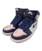 NIKEナイキ）の古着「WMNS AIR JORDAN 1 RETRO HIGH OG SE」｜ピンク×ブラック