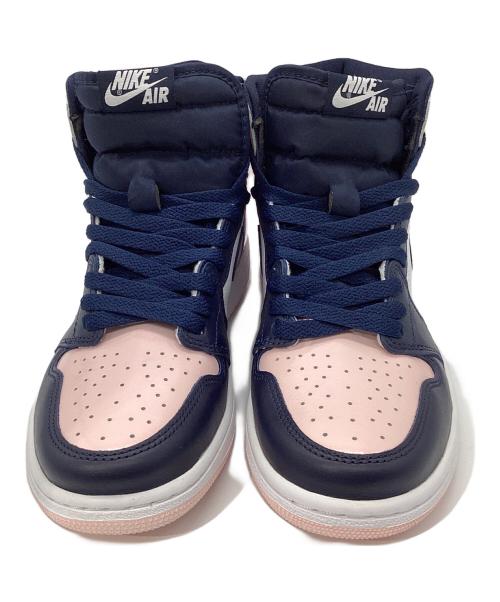 NIKE（ナイキ）NIKE (ナイキ) WMNS AIR JORDAN 1 RETRO HIGH OG SE ピンク×ブラック サイズ:25の古着・服飾アイテム