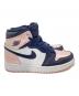 中古・古着 NIKE (ナイキ) WMNS AIR JORDAN 1 RETRO HIGH OG SE ピンク×ブラック サイズ:25：14000円