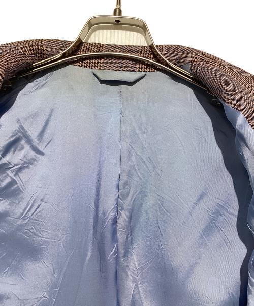 Acne studios（アクネ ストゥディオス）Acne studios (アクネ ストゥディオス) テーラードジャケット オレンジ×ブルー サイズ:36の古着・服飾アイテム