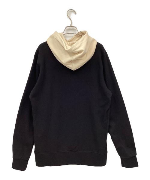 disclaimer（ディスクライマー）disclaimer (ディスクライマー) プルオーバーパーカー ブラック×ベージュ サイズ:6の古着・服飾アイテム