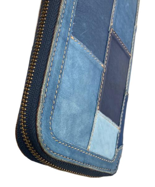 the rosetta stone（ザロゼッタストーン）the rosetta stone (ザロゼッタストーン) 長財布 ブルーの古着・服飾アイテム