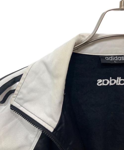 adidas（アディダス）adidas (アディダス) レトロタグジャケット ブラック×ホワイト サイズ:Lの古着・服飾アイテム