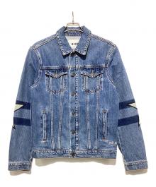 MSGM（エムエスジーエム）の古着「スリーブスターデニムジャケット」｜インディゴ