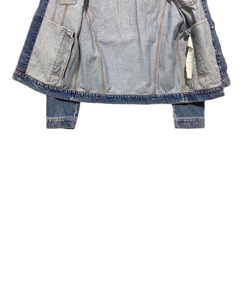 MSGM（エムエスジーエム）MSGM (エムエスジーエム) スリーブスターデニムジャケット インディゴ サイズ:46の古着・服飾アイテム