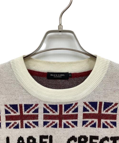 BLACK LABEL CRESTBRIDGE（ブラックレーベル クレストブリッジ）BLACK LABEL CRESTBRIDGE (ブラックレーベル クレストブリッジ) ブリティッシュフェスティブニット ホワイト×レッド×ネイビー サイズ:Mの古着・服飾アイテム