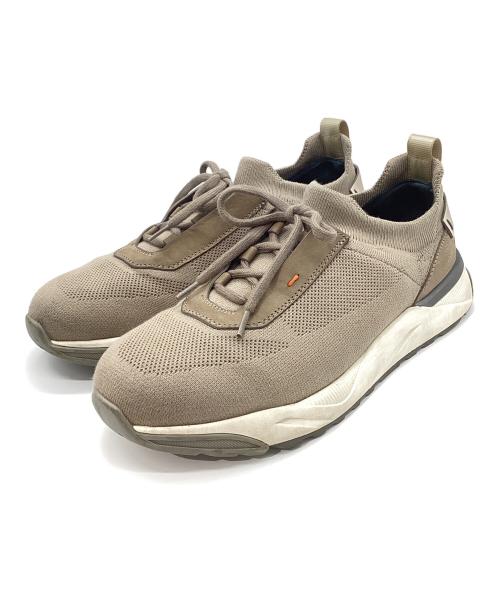 Santoni（サントーニ）Santoni (サントーニ) スニーカー ベージュ サイズ:UK71/2の古着・服飾アイテム