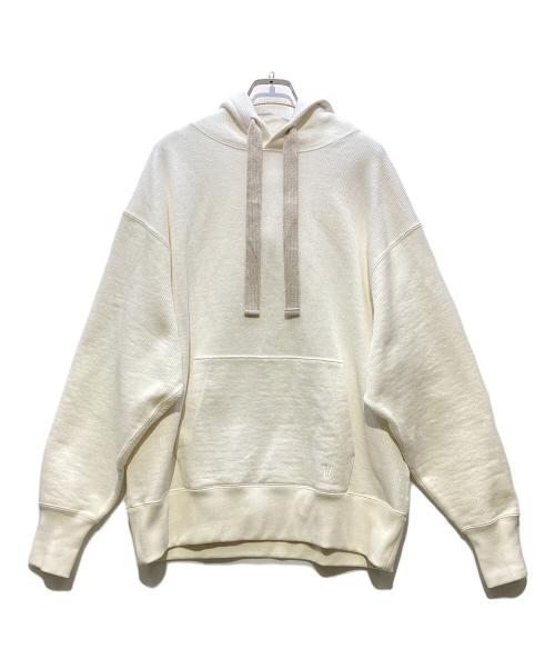 HUM VENT（ヒューベント）HUM VENT (ヒューベント) プルオーバーパーカー ホワイト サイズ:2の古着・服飾アイテム