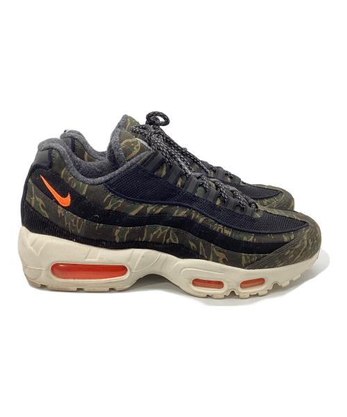 NIKE（ナイキ）NIKE (ナイキ) CarHartt (カーハート) スニーカー グリーン×ブラウン×ブラック サイズ:25の古着・服飾アイテム