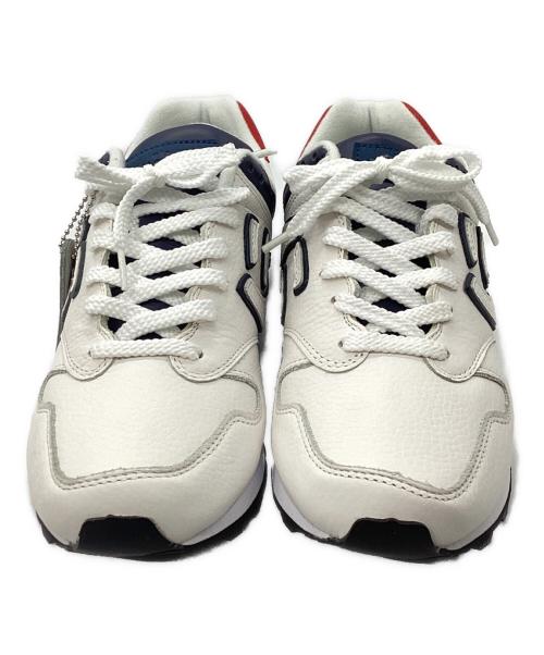 via SANGACIO（ヴィア・サンガチオ）via SANGACIO (ヴィア・サンガチオ) スニーカー ネイビー×レッド サイズ:24.5の古着・服飾アイテム