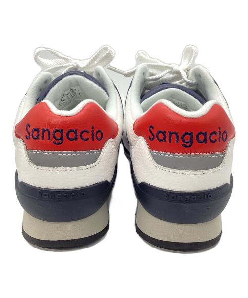 via SANGACIO（ヴィア・サンガチオ）via SANGACIO (ヴィア・サンガチオ) スニーカー ネイビー×レッド サイズ:24.5の古着・服飾アイテム