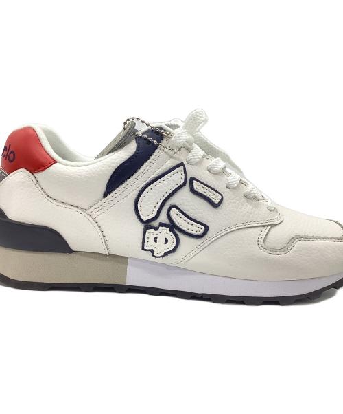 via SANGACIO（ヴィア・サンガチオ）via SANGACIO (ヴィア・サンガチオ) スニーカー ネイビー×レッド サイズ:24.5の古着・服飾アイテム