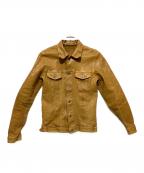 ISAMU KATAYAMA BACKLASHイサムカタヤマ・バックラッシュ）の古着「レザージャケット」｜オレンジ