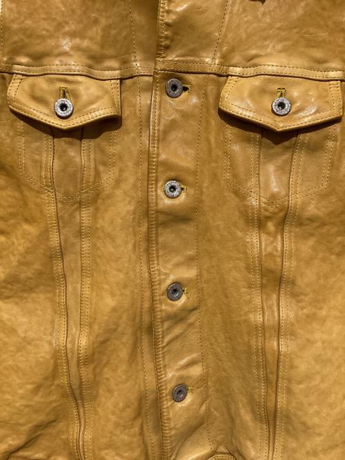 ISAMU KATAYAMA BACKLASH（イサムカタヤマ・バックラッシュ）ISAMU KATAYAMA BACKLASH (イサムカタヤマ・バックラッシュ) レザージャケット オレンジ サイズ:Lの古着・服飾アイテム