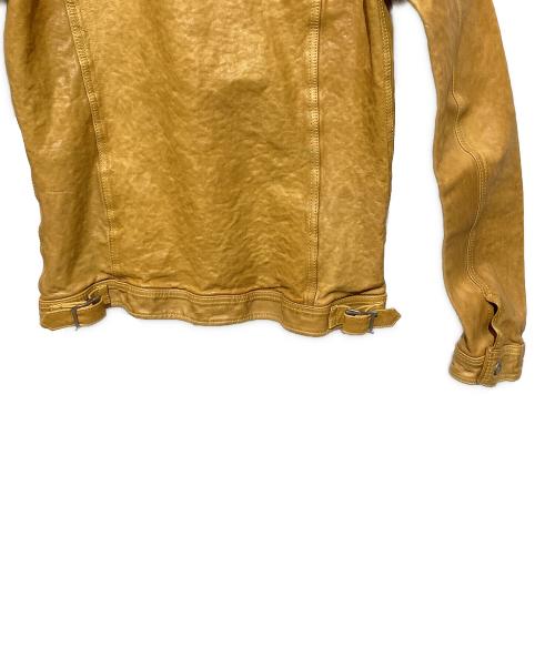 ISAMU KATAYAMA BACKLASH（イサムカタヤマ・バックラッシュ）ISAMU KATAYAMA BACKLASH (イサムカタヤマ・バックラッシュ) レザージャケット オレンジ サイズ:Lの古着・服飾アイテム