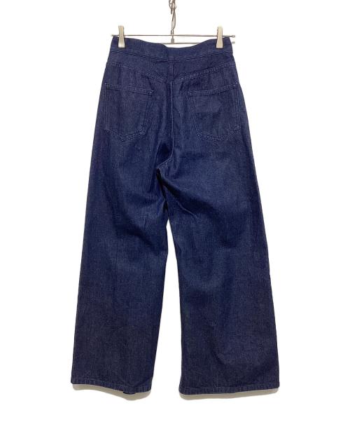 JOHN LAWRENCE SULLIVAN（ジョン ローレンス サリバン）JOHN LAWRENCE SULLIVAN (ジョン ローレンス サリバン) ワイドデニムパンツ インディゴ サイズ:Mの古着・服飾アイテム