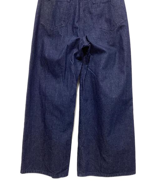JOHN LAWRENCE SULLIVAN（ジョン ローレンス サリバン）JOHN LAWRENCE SULLIVAN (ジョン ローレンス サリバン) ワイドデニムパンツ インディゴ サイズ:Mの古着・服飾アイテム