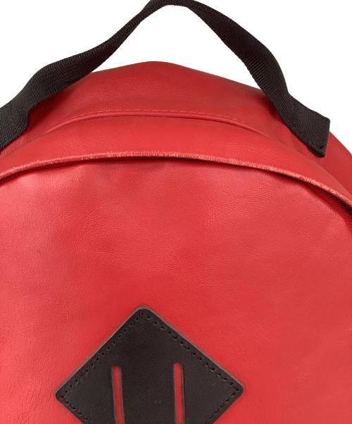THE NORTH FACE（ザ ノース フェイス）THE NORTH FACE (ザ ノース フェイス) SUPREME (シュプリーム) シュプリーム/ザ ノース フェイス/NF0A3G73/レザーデイパック レッド×ブラックの古着・服飾アイテム