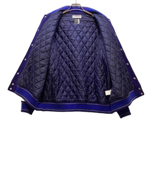 FACETASM（ファセッタズム）FACETASM (ファセッタズム) STAY GOLD STADIUM JACKET ブルー×ホワイト サイズ:4の古着・服飾アイテム