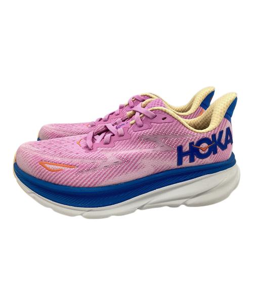 HOKAONEONE（ホカオネオネ）HOKAONEONE (ホカオネオネ) CLIFTON 9 ピンク サイズ:22の古着・服飾アイテム