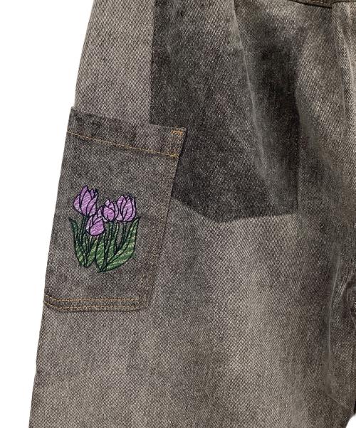 Left Alone（レフトアローン）Left Alone (レフトアローン) PEEL OFF DENIM PANTS ブラック サイズ:M 未使用品の古着・服飾アイテム