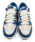 中古・古着 NIKE (ナイキ) NIKE ナイキ DUNK LOW RETRO SE ブルー×ホワイト サイズ:24.5㎝ 未使用品：8000円