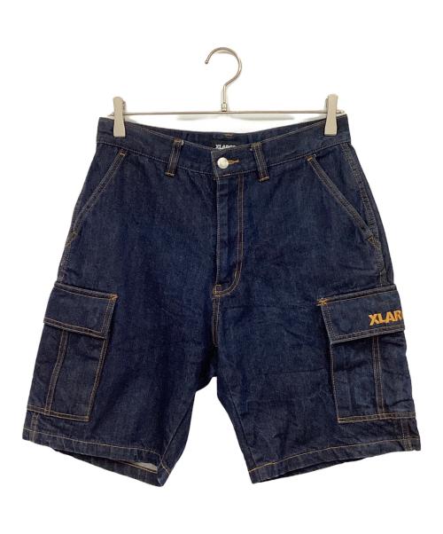 X-LARGE（エクストララージ）X-LARGE (エクストララージ) デニムショートパンツ インディゴ サイズ:81㎝(W32)の古着・服飾アイテム