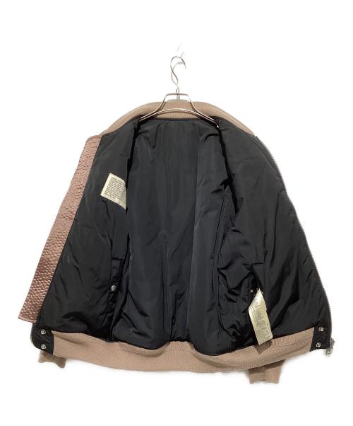 DIESEL（ディーゼル）DIESEL (ディーゼル) MA-1ジャケット ピンク×ブラック サイズ:XSの古着・服飾アイテム